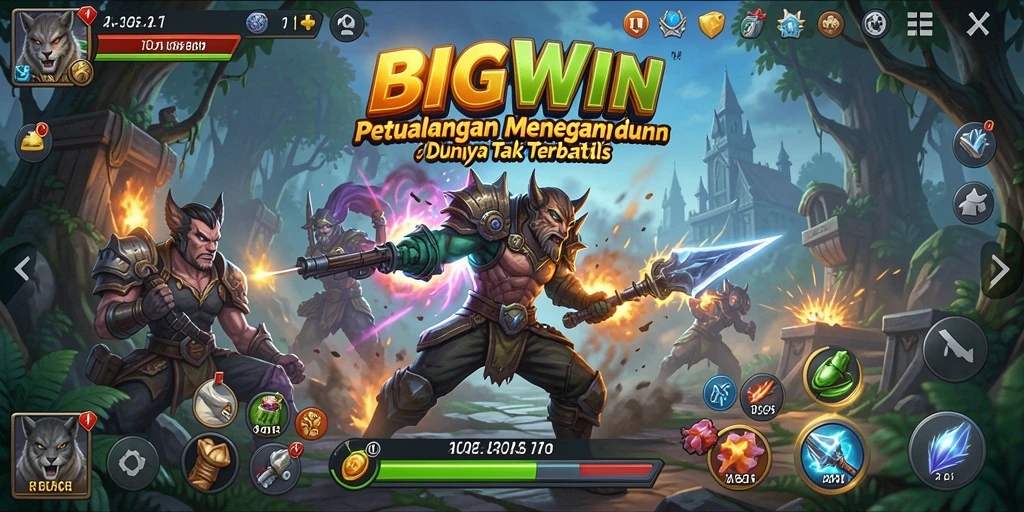 Tampilan gameplay BIGWIN yang mendebarkan dan penuh petualangan.
