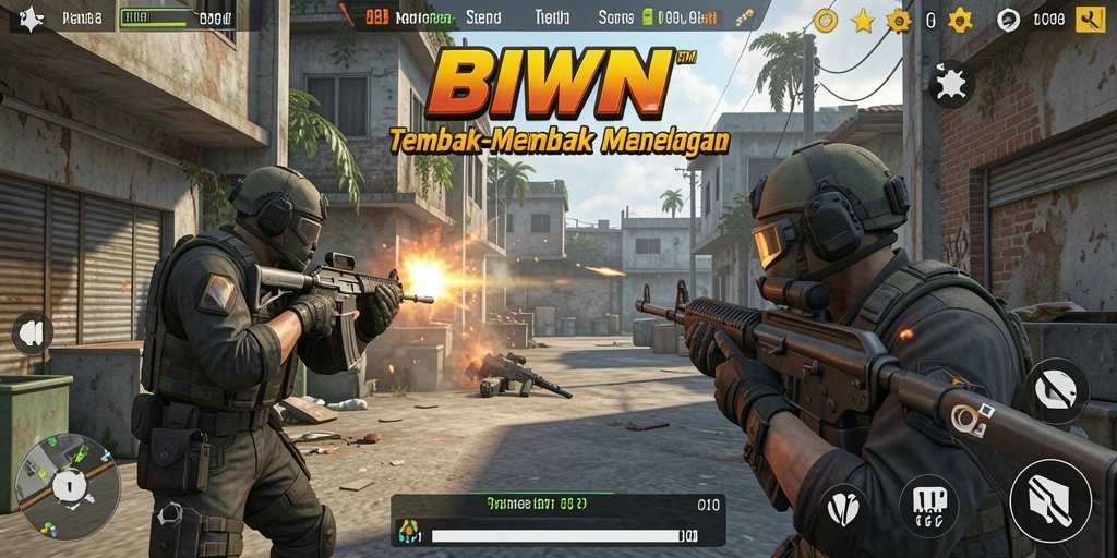 Tampilan gameplay seru dan menegangkan di BIWIN.
