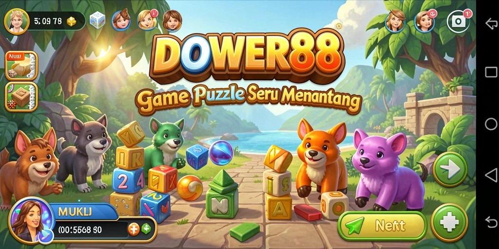 Tampilan gameplay DOWER88 yang menantang dan menarik.