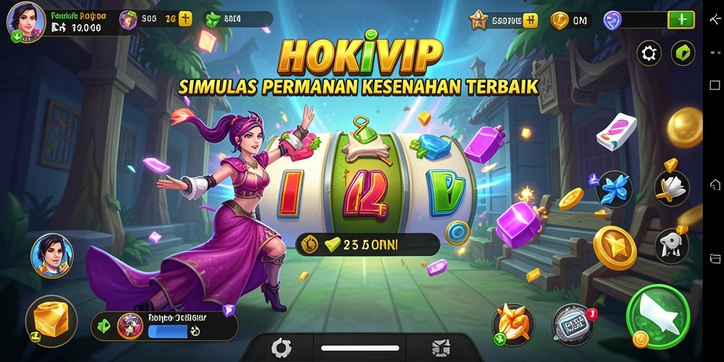 Tampilan gameplay HOKIVIP yang menakjubkan dan interaktif.