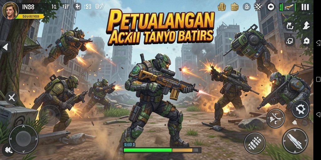 Tampilan gameplay seru IN88 yang penuh aksi.