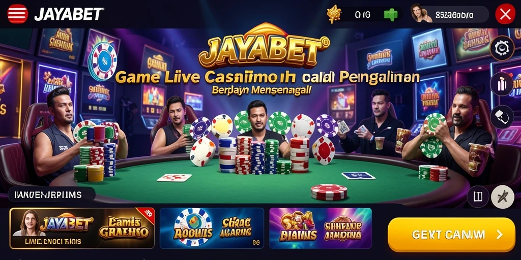 Tampilan gameplay JAYABET yang menarik dan mendebarkan.