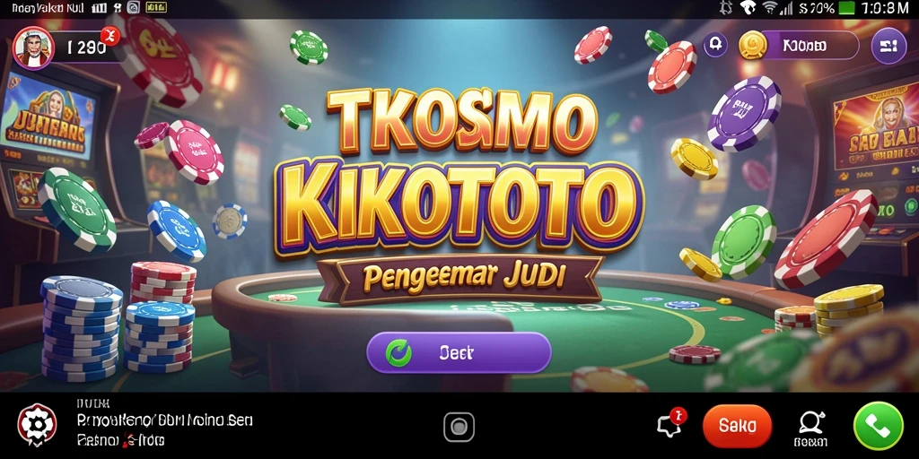Screenshot gameplay KIKOTOTO menampilkan suasana Kasino yang mendebarkan.