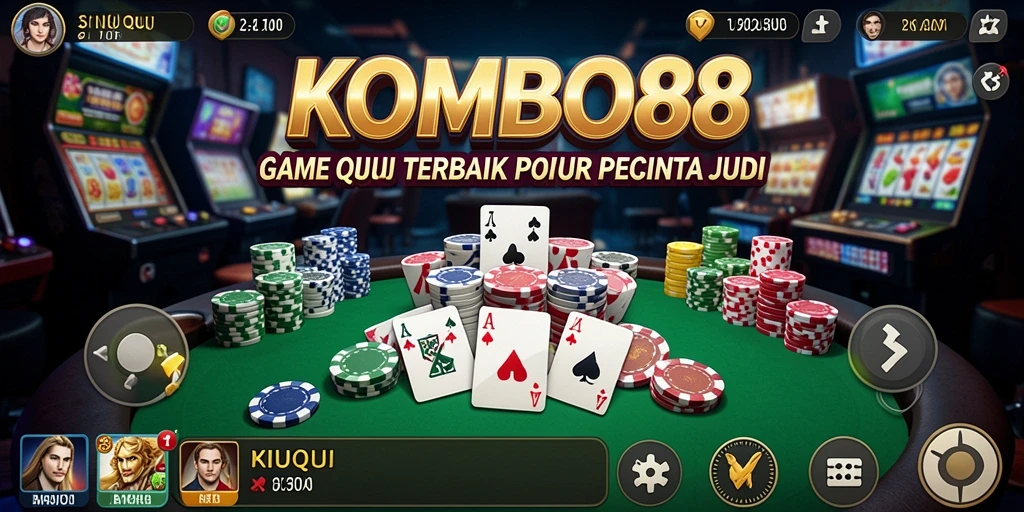 Tampilan gameplay QiuQiu yang menegangkan di KOMBO88.