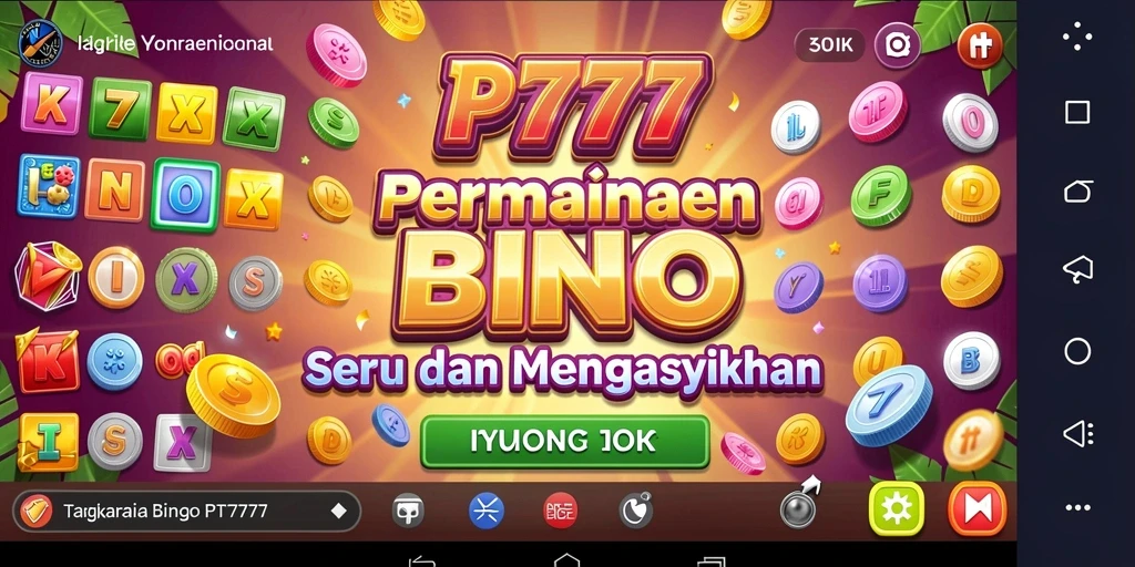 Tangkapan layar gameplay yang seru dari PT777 yang menampilkan permainan Bingo.