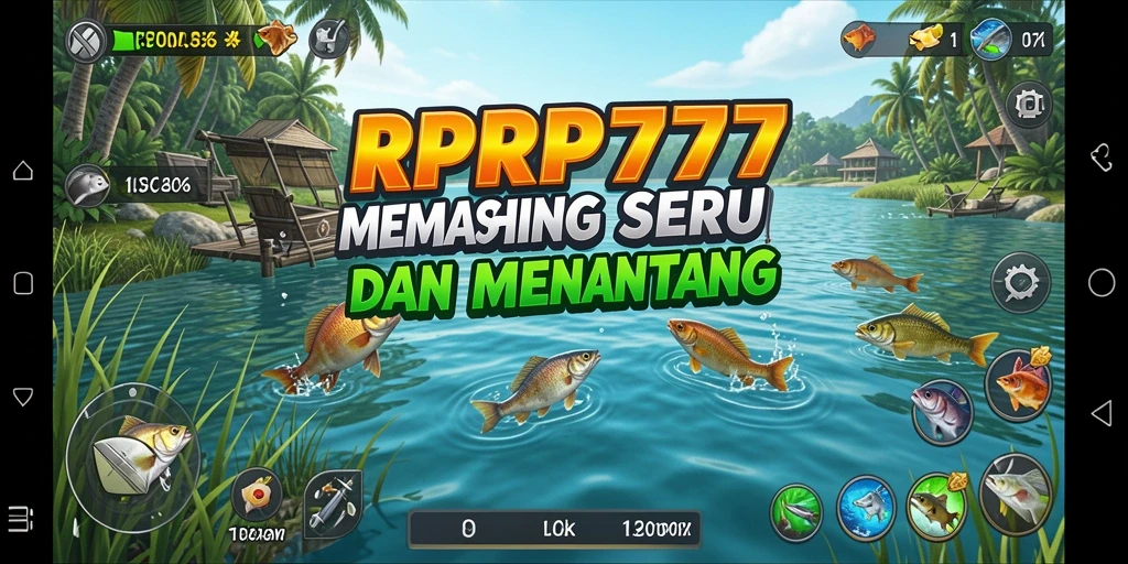 Tampilan menarik dari gameplay memancing RPRP777.