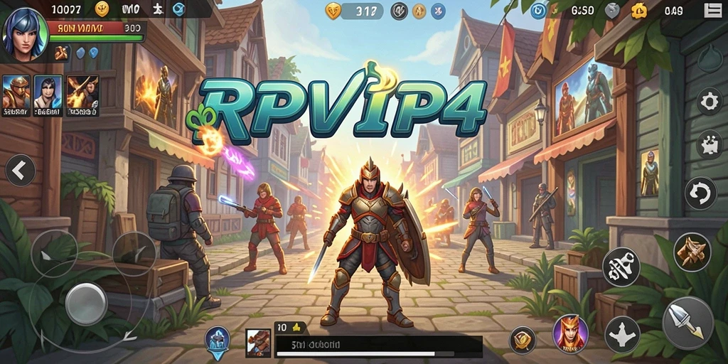 Tampilan gameplay menarik di RPVIP4 dengan fitur simulation yang mendalam.